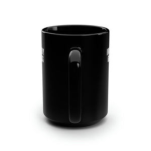 INSPIRED BY GREATNESS Black Mug, 15oz