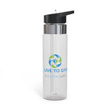 Load image into Gallery viewer, LIVE TO GIVE Sport Bottle, 20oz