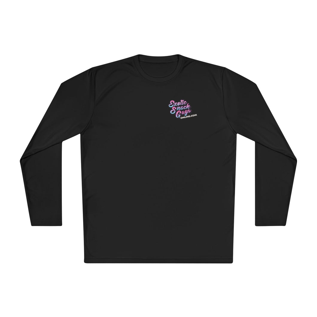 Unisex Lightweight Long Sleeve Tee - Smile & Exotic Vibes Tee for Casual Comfort
